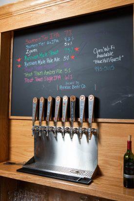 Russian Mule Brewery taps